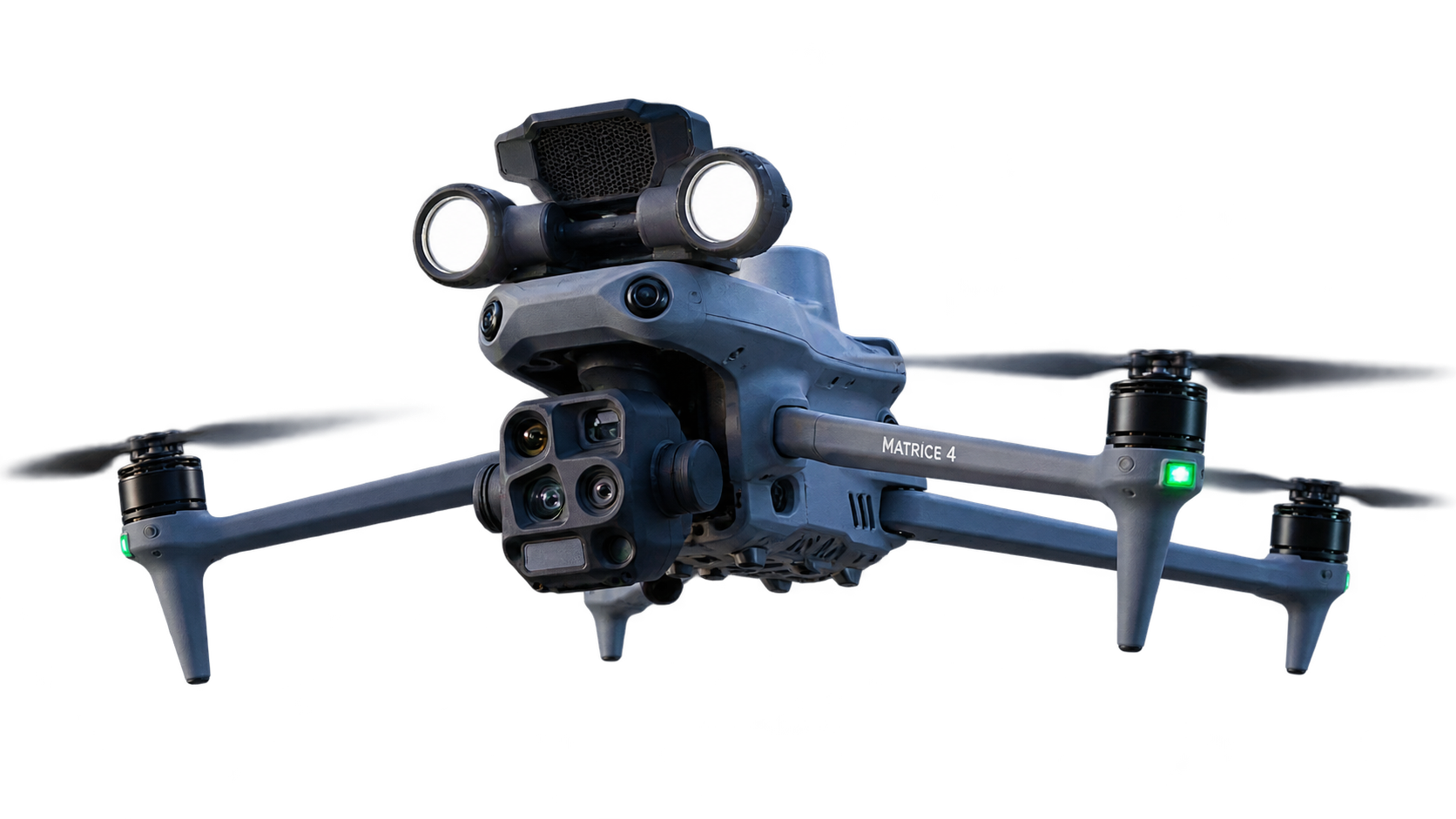 DJI Matrice 4T thermal drone with spotlights